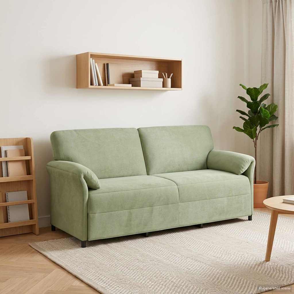 3-personers sofa Lys grn 198 x 83 x 95 cm Fljl