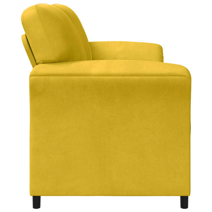 3-personers sofa Gul 198 x 83 x 95 cm Fløjl