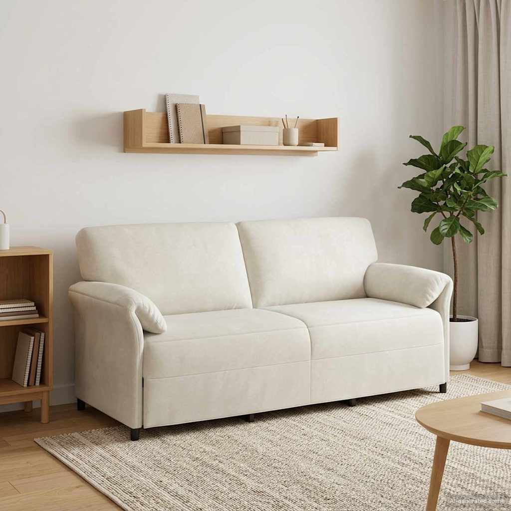 3-personers sofa Cremefarvet 198 x 83 x 95 cm Fljl