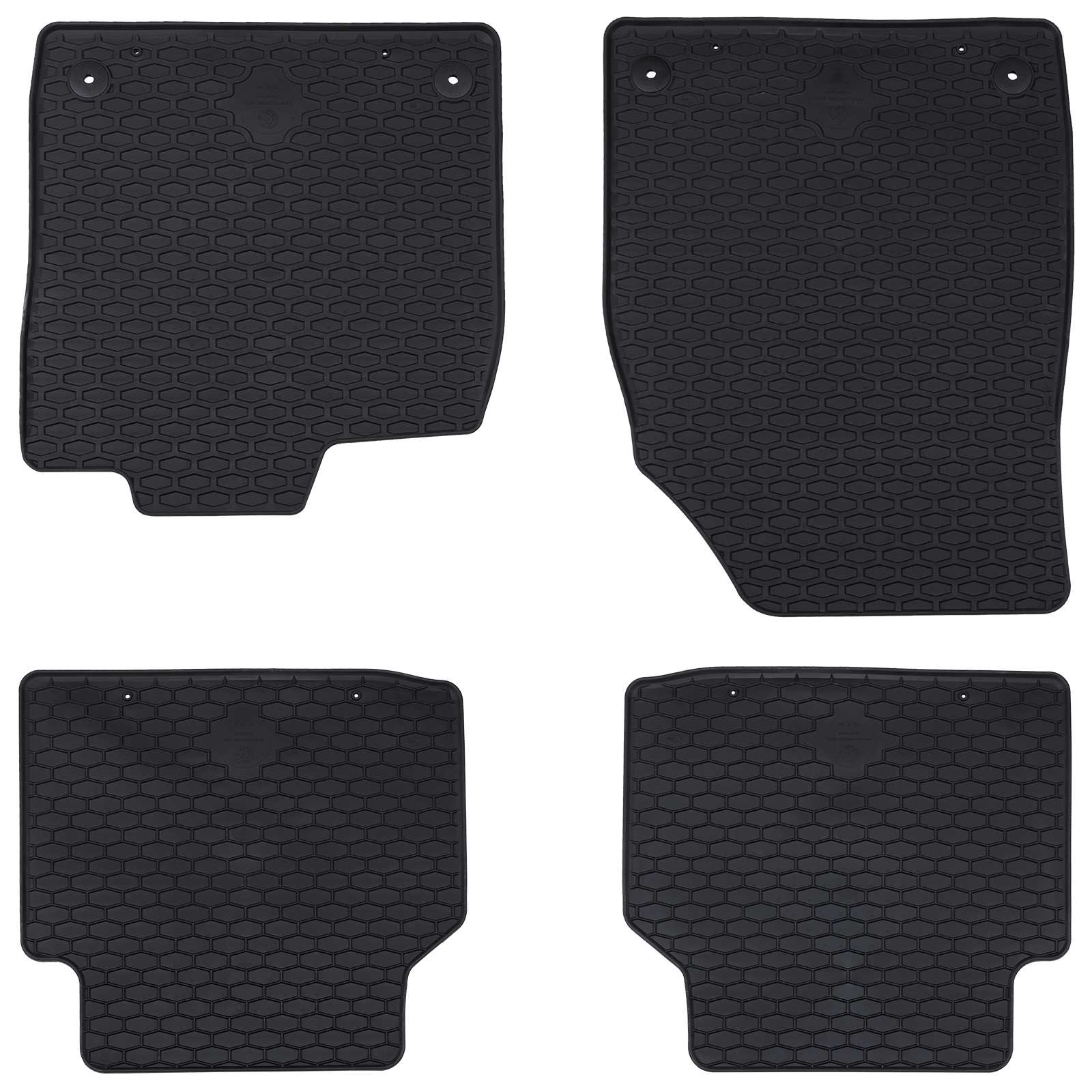 Bilmåtte 4 pcs Sort Passer til Audi Q4 etron 2022- Gummi billede
