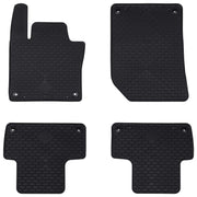Bilmåtte 4 pcs Sort passer til Volvo XC60 2018- Gummi