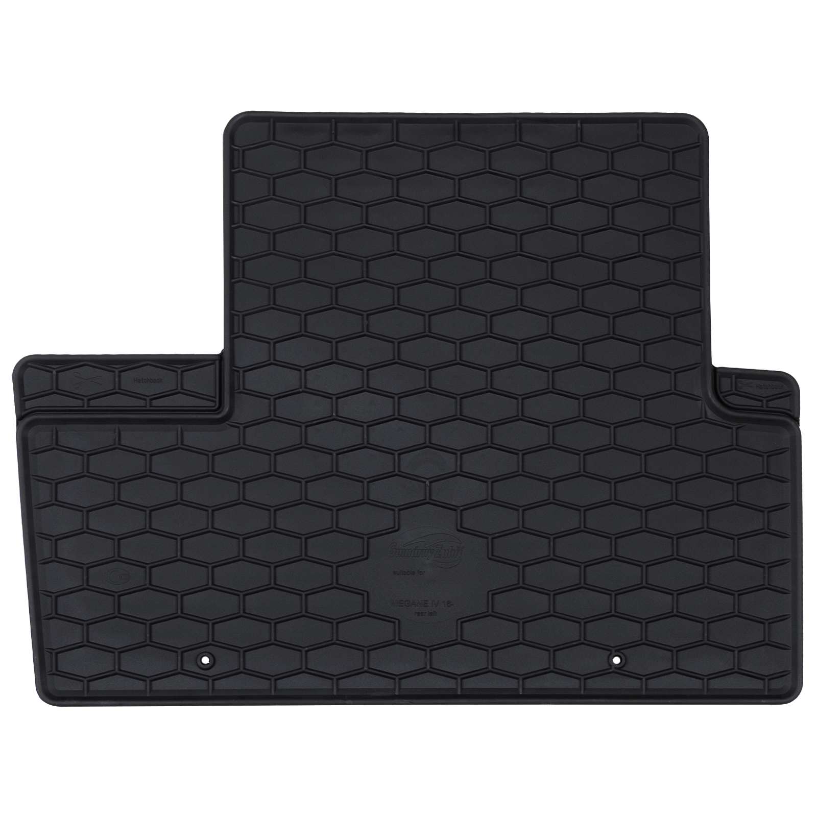 Bilmåtte 4 pcs Sort Passer til Renault MEGANE IV 2016- Gummi