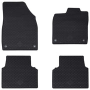 Bilmåtte 4 pcs Sort passer til VW ID.3 2019- Gummi