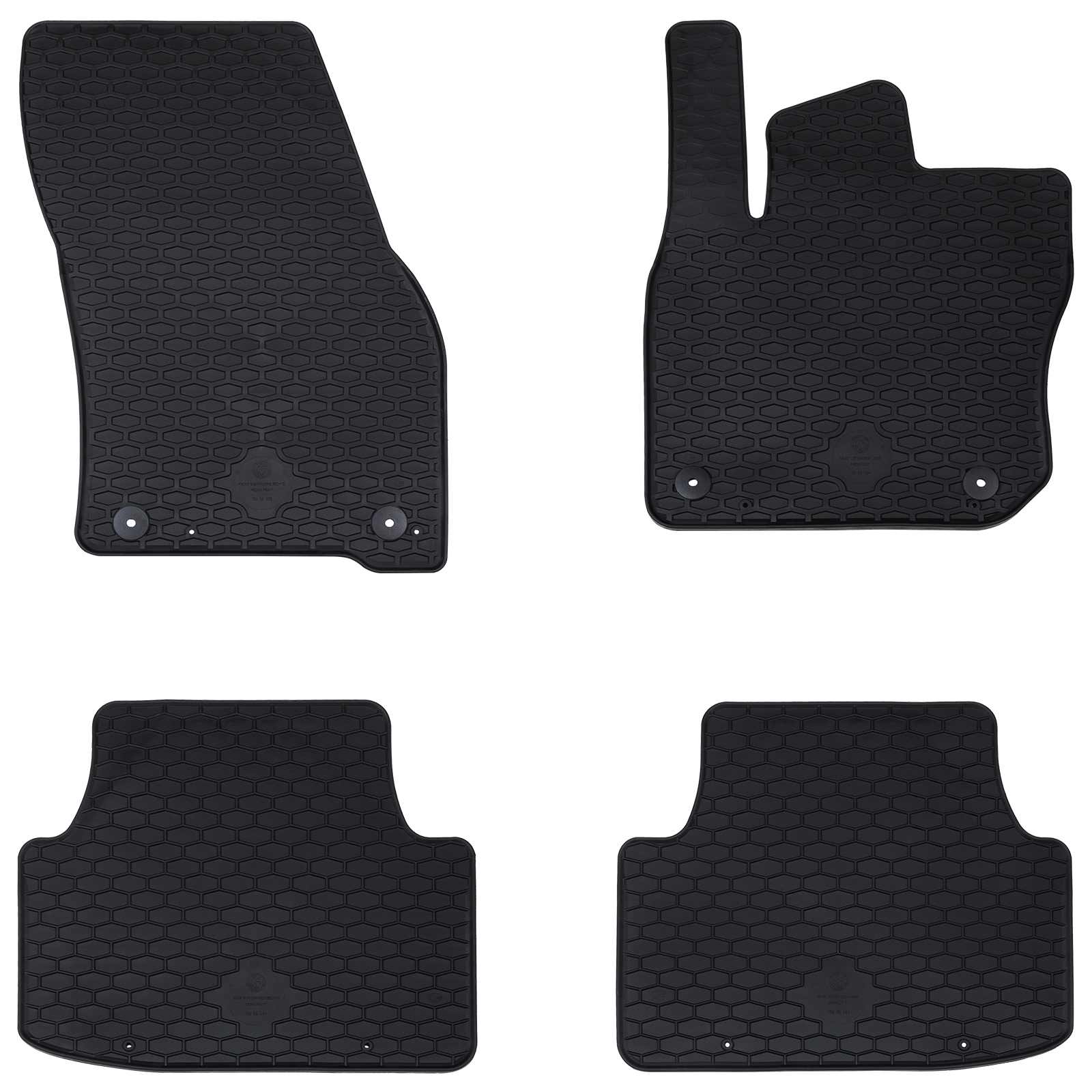 Bilmåtte 4 pcs Sort velegnet til VW TIGUAN MHEV & PHEV 2024- billede