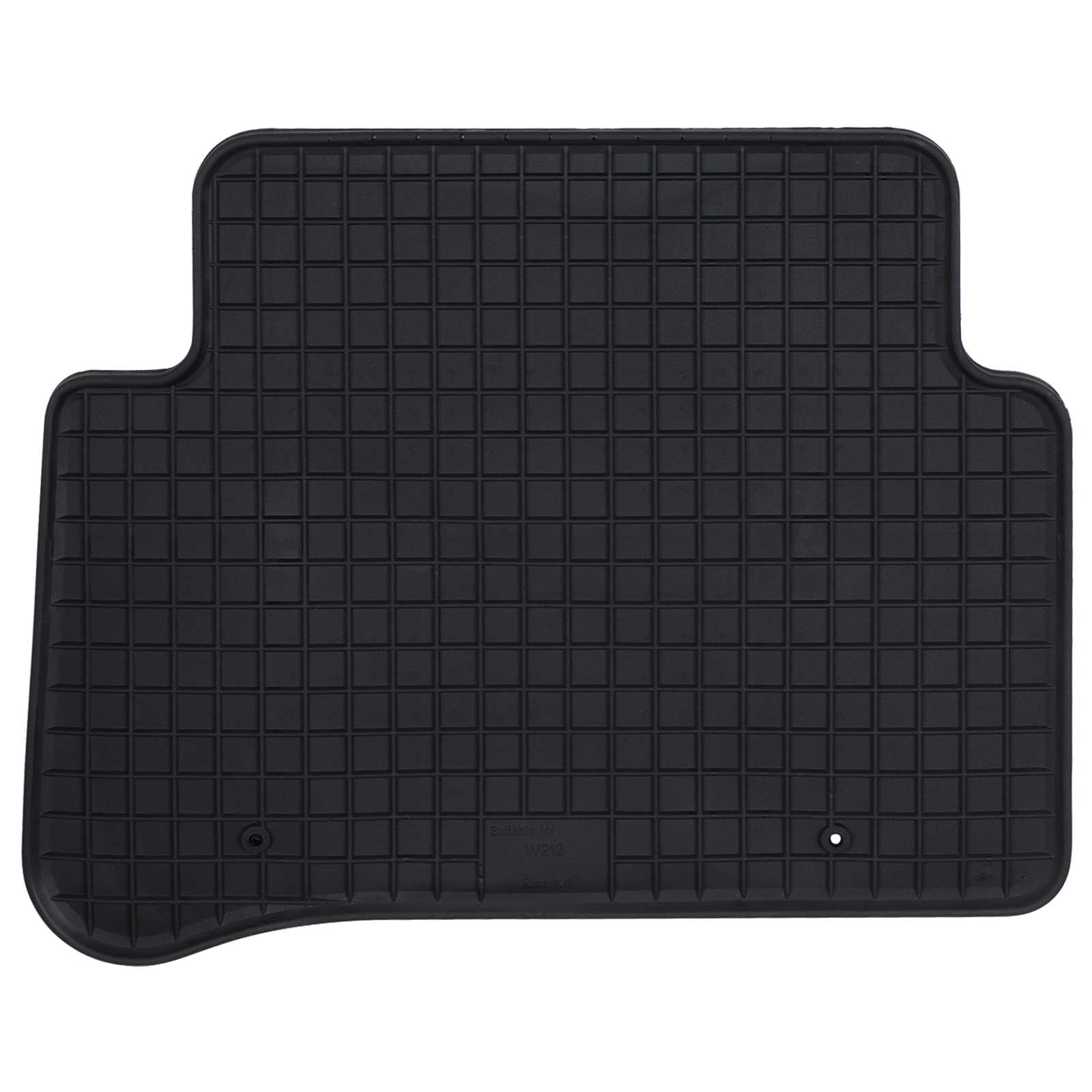 Bilmåtte 4 pcs Sort passer til MERCEDES E 2009-2016 Gummi