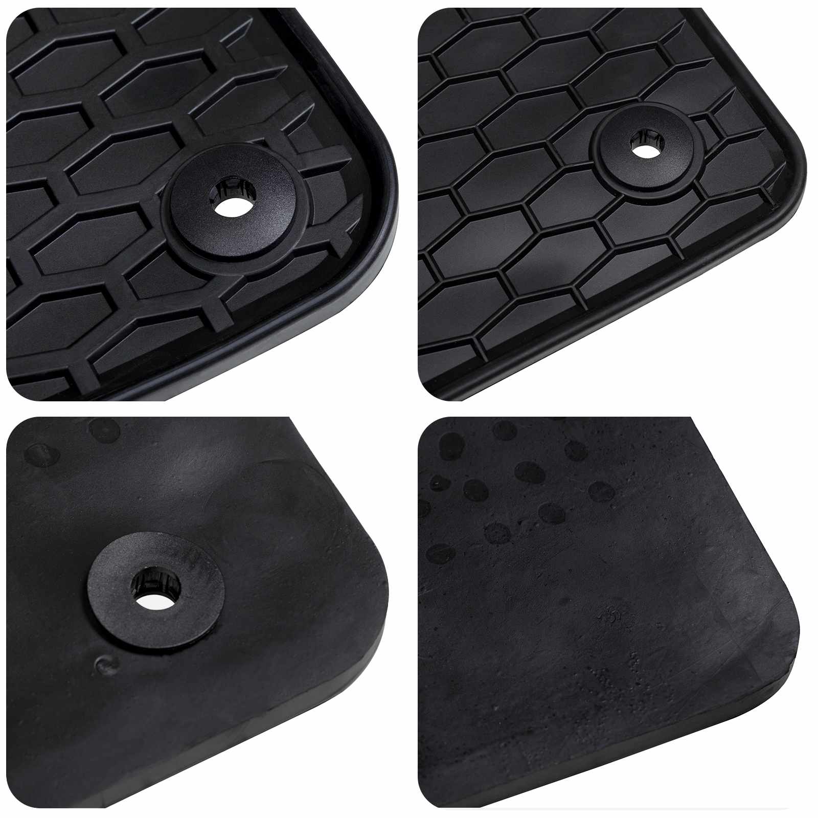 Bilmåtte 4 pcs Sort passer til VOLVO XC60 2009-2017 Gummi
