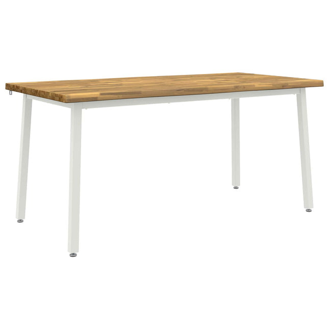 Dining table med live edge 160 x 80 x 75 cm Massivt Akacietræ