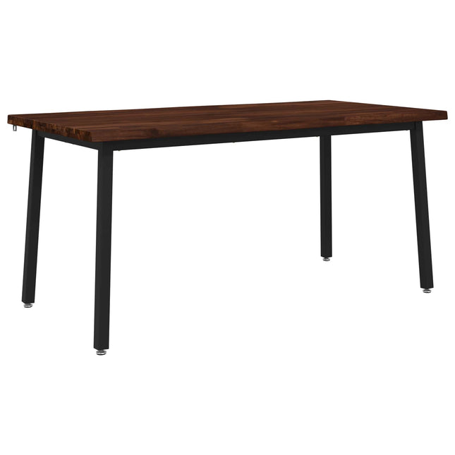 Dining table med live edge 160 x 90 x 75 cm Massivt Akacietræ