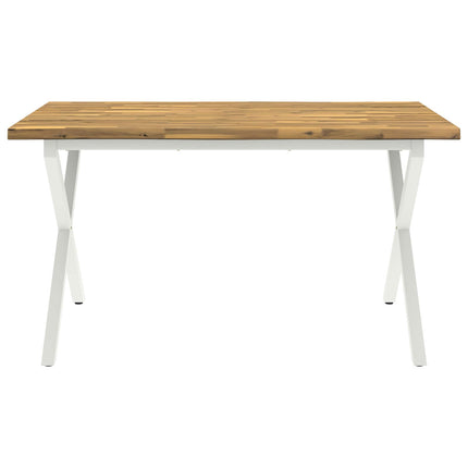 Dining table med live edge 140 x 80 x 75 cm Massivt Akacietræ