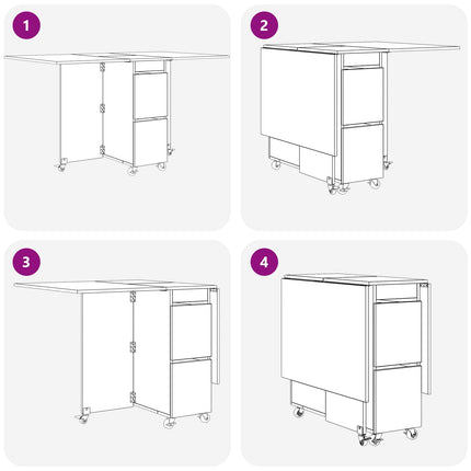 Spisebord 140 x 80 x 77 cm Konstrueret træ Sort eg Rektangulær