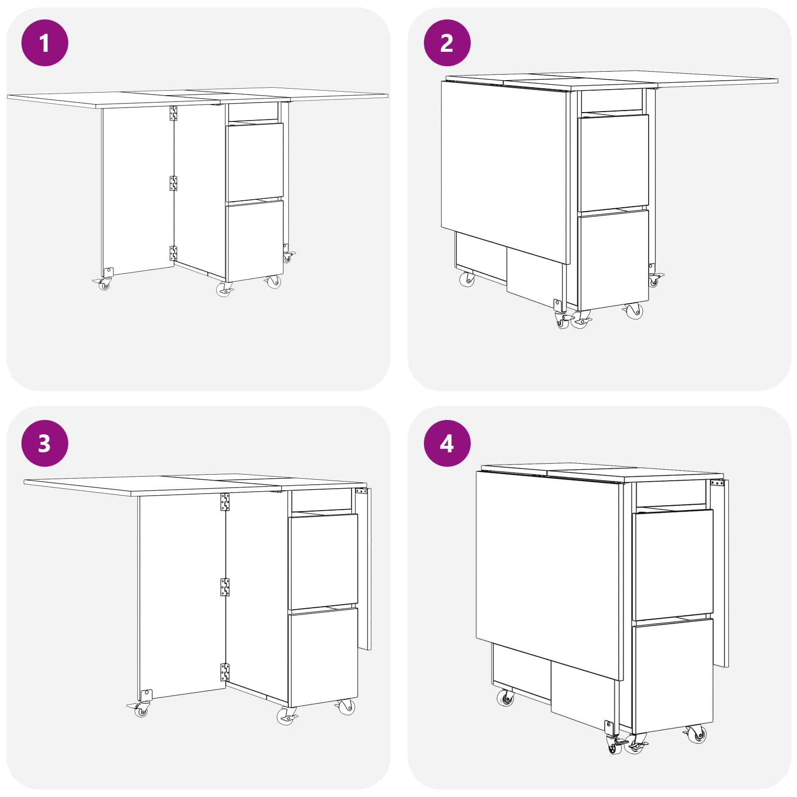 Spisebord 2 pcs 140 x 80 x 77 cm Konstrueret træ Sort eg