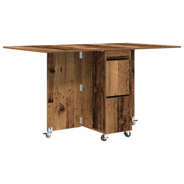 Spisebord 140 x 80 x 77 cm Konstrueret træ Gammelt træ