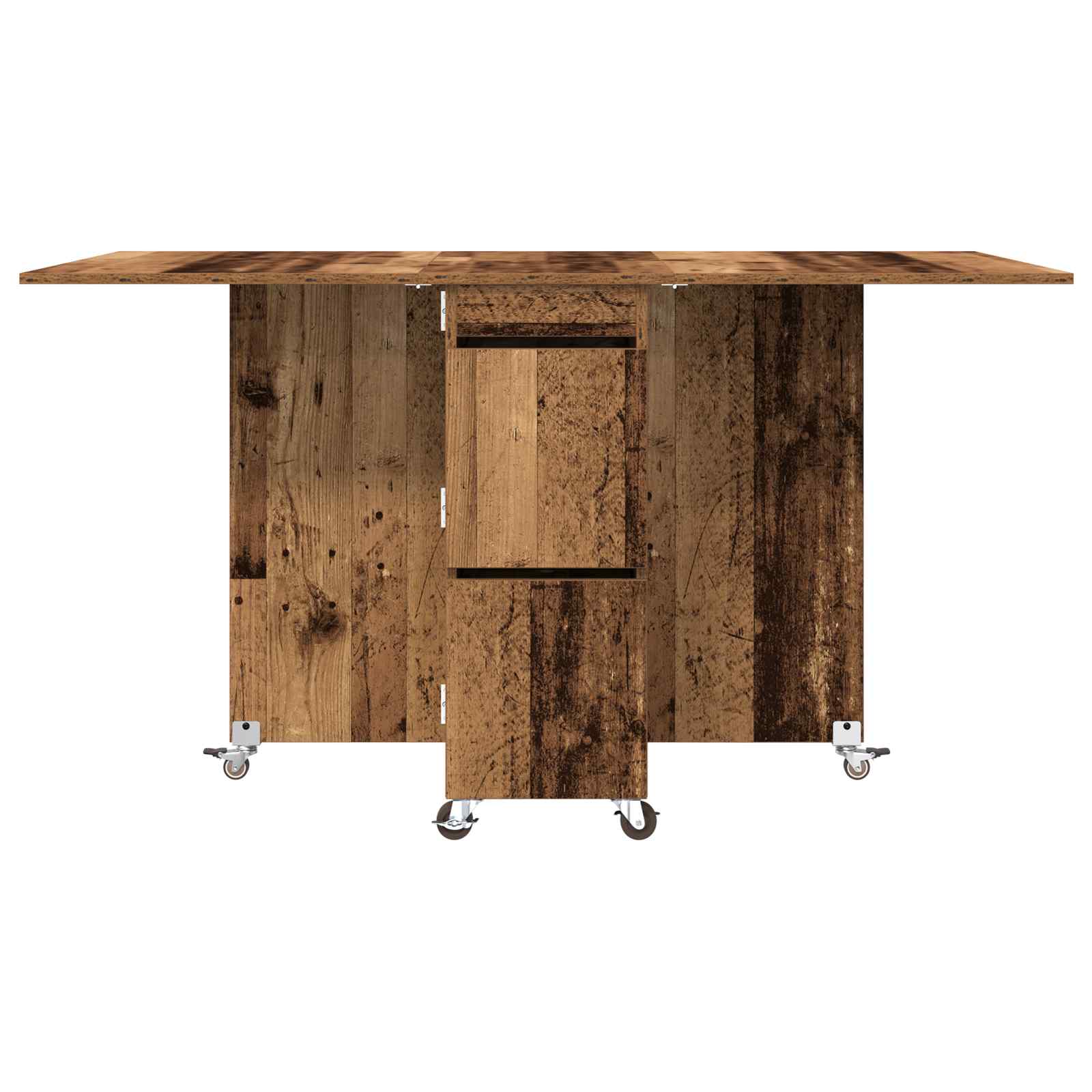 Spisebord 2 pcs 140 x 80 x 77 cm Konstrueret træ Gammelt træ