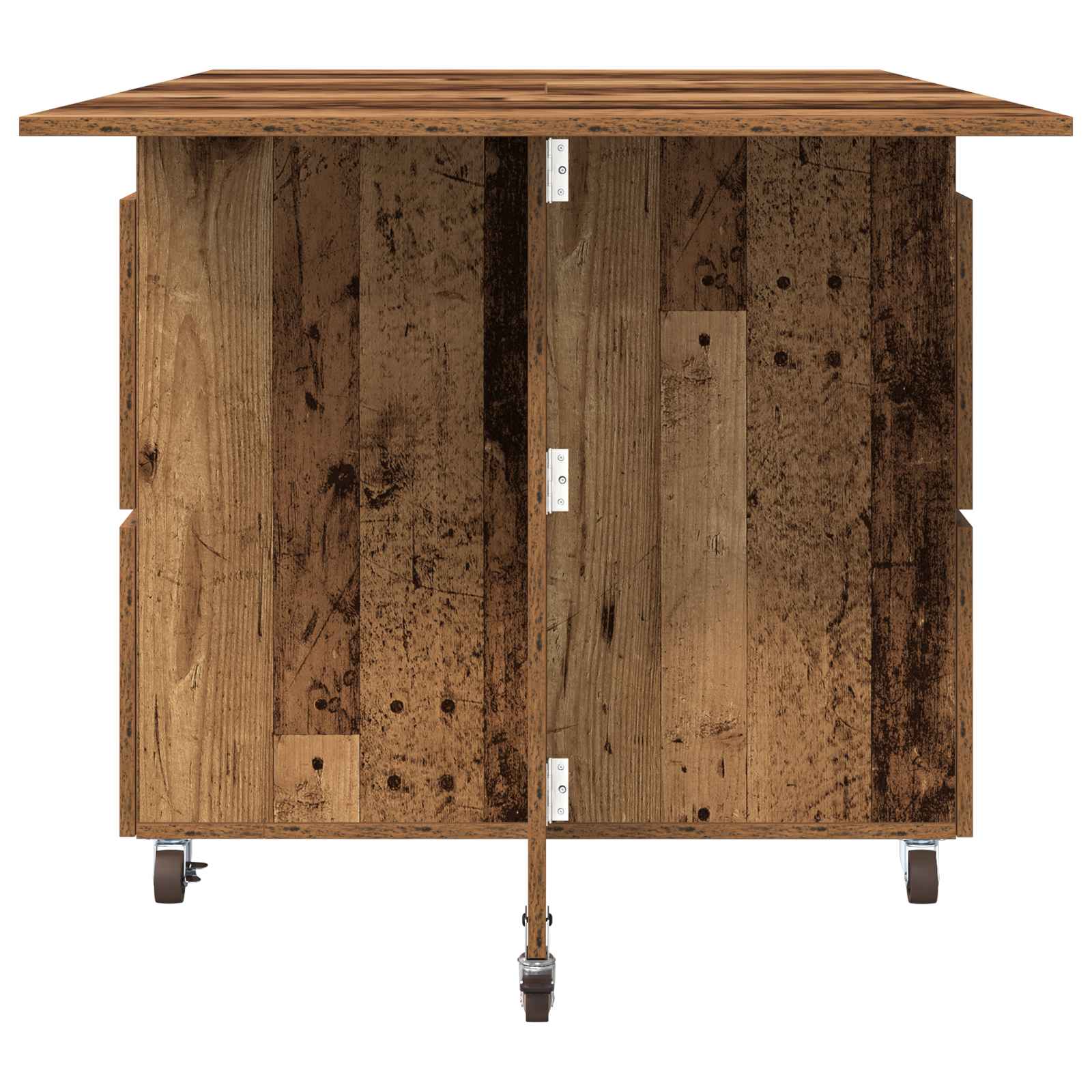 Spisebord 2 pcs 140 x 80 x 77 cm Konstrueret træ Gammelt træ