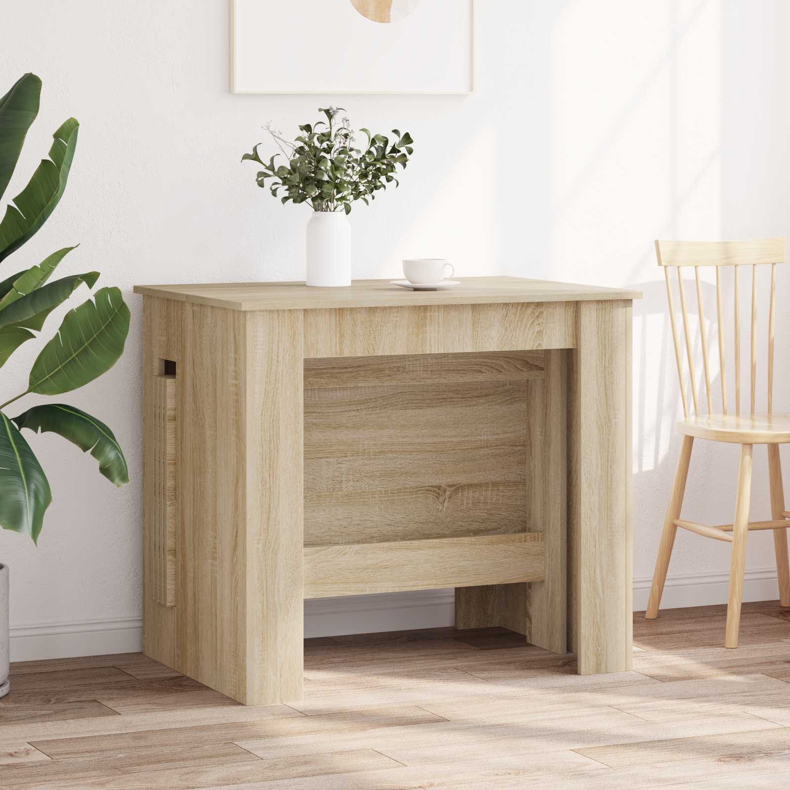 Spisebord 240 x 85 x 75 cm Konstrueret træ Sonoma-eg