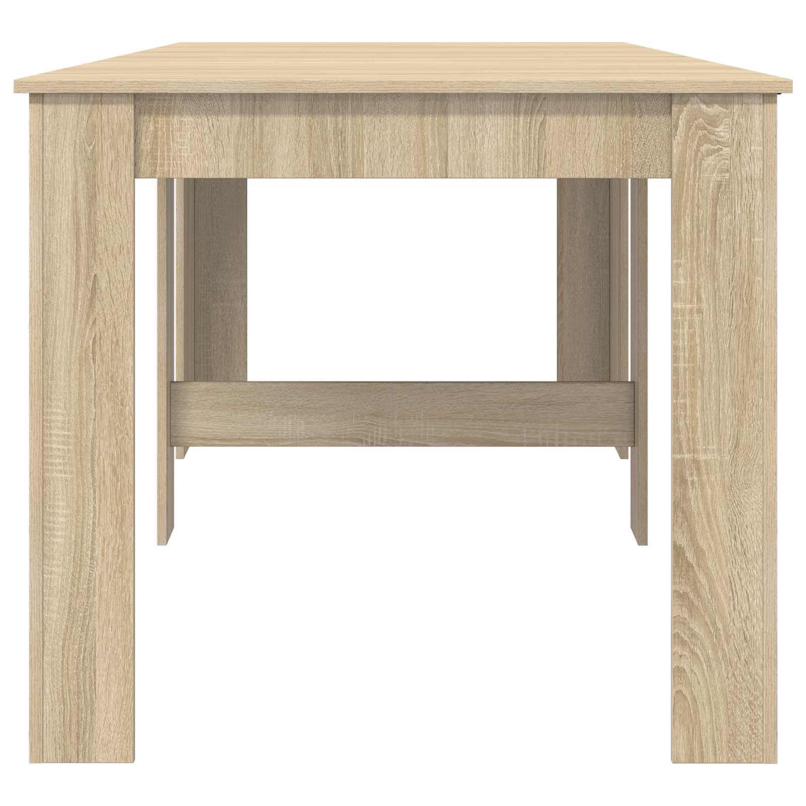 Spisebord 240 x 85 x 75 cm Konstrueret træ Sonoma-eg