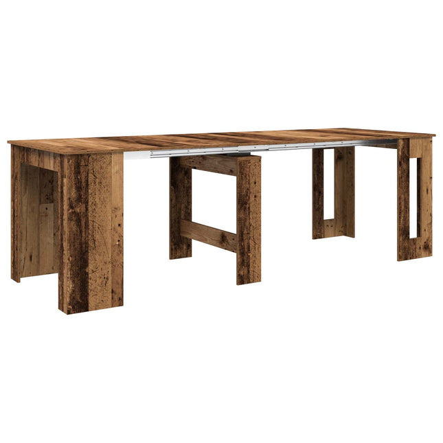 Spisebord 240 x 85 x 75 cm Konstrueret træ Gammelt træ