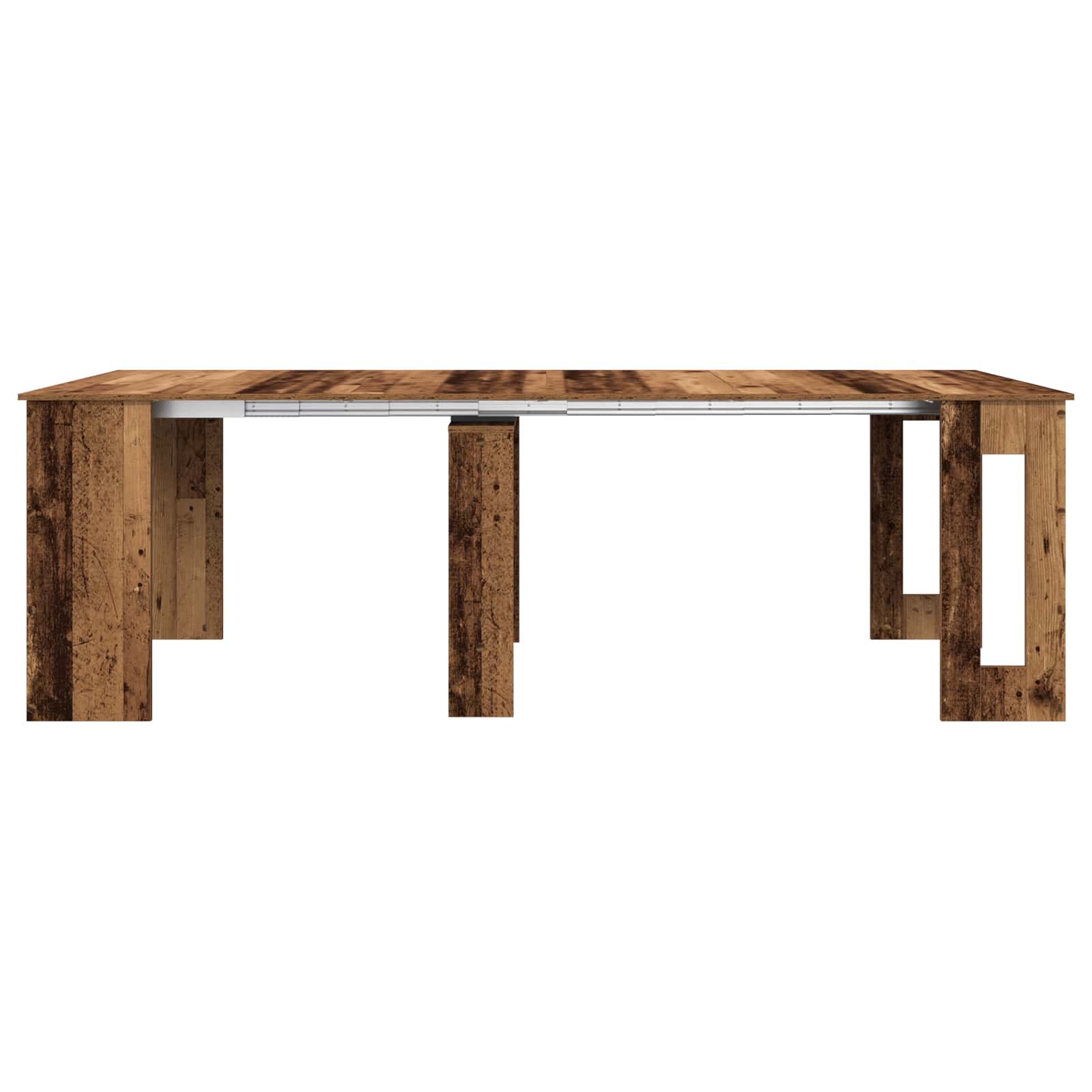 Spisebord 240 x 85 x 75 cm Konstrueret træ Gammelt træ