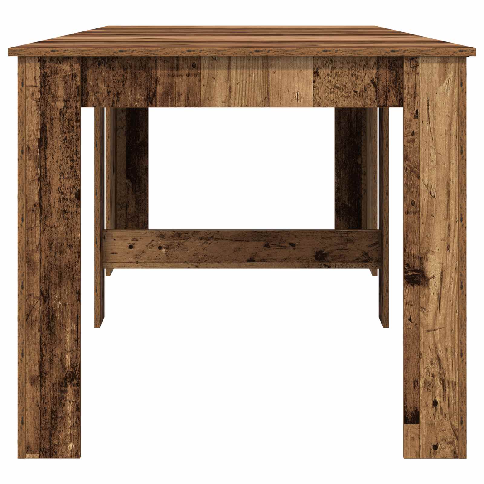 Spisebord 240 x 85 x 75 cm Konstrueret træ Gammelt træ