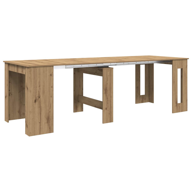 Spisebord 240 x 85 x 75 cm Konstrueret træ Artisan-eg