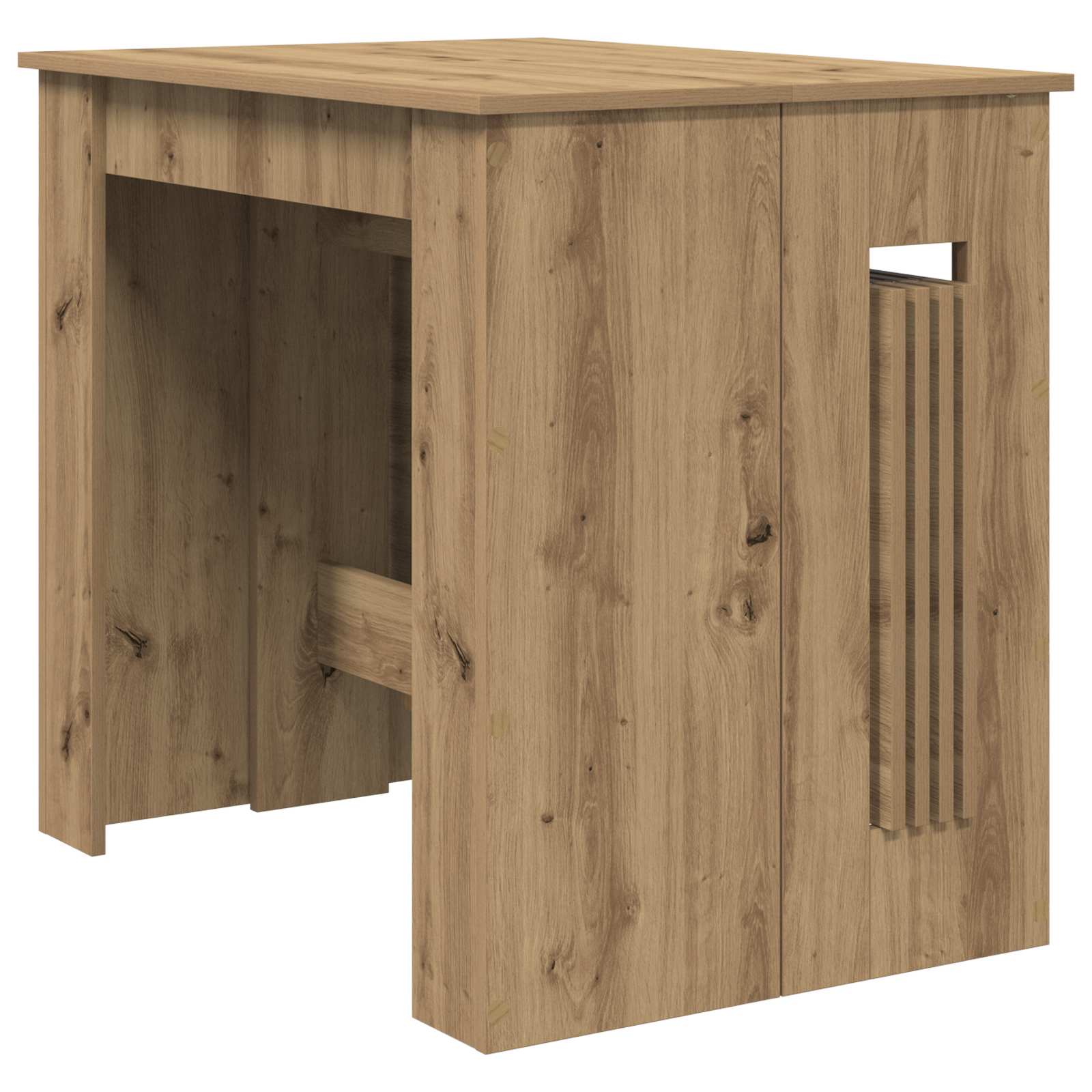 Spisebord 240 x 85 x 75 cm Konstrueret træ Artisan-eg