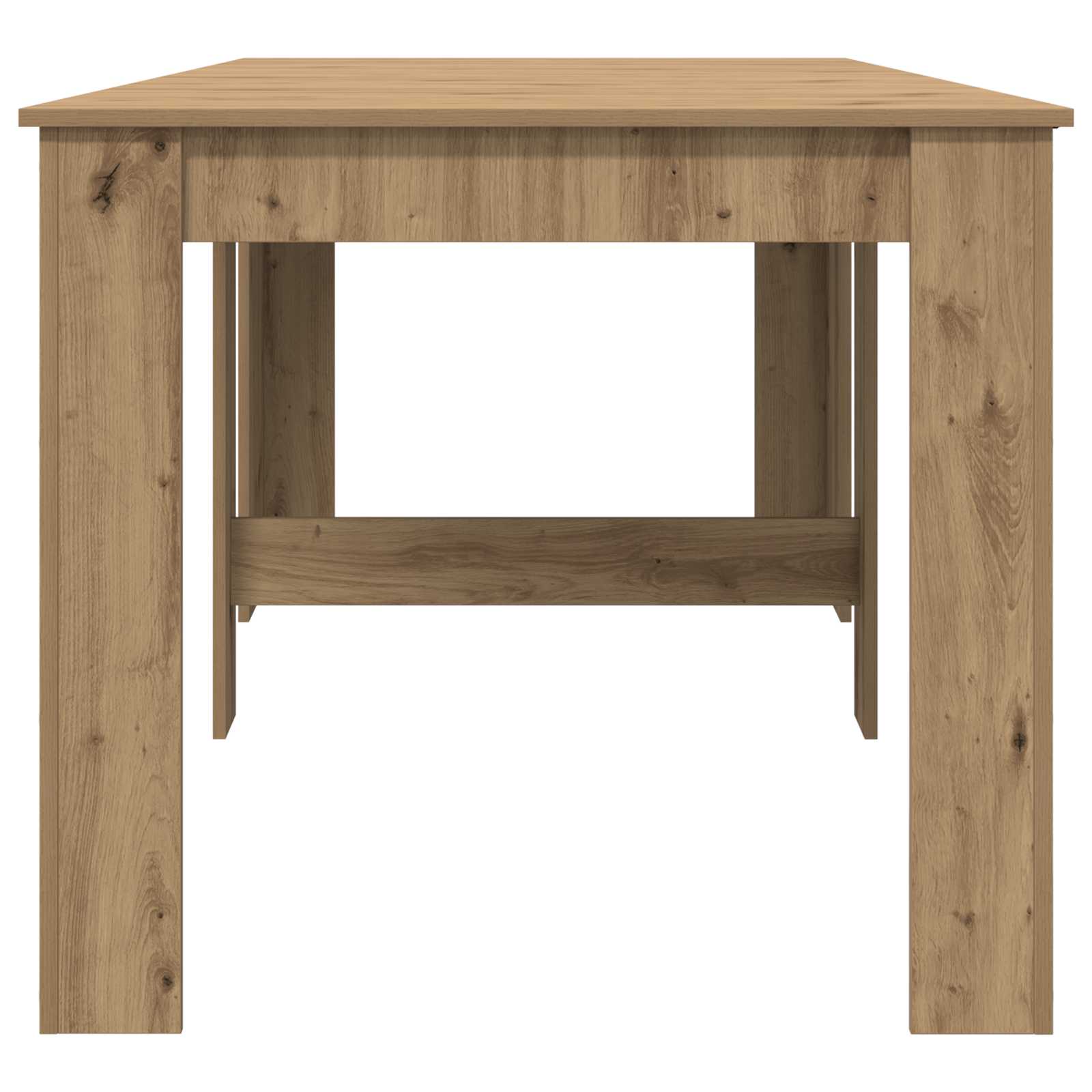 Spisebord 240 x 85 x 75 cm Konstrueret træ Artisan-eg