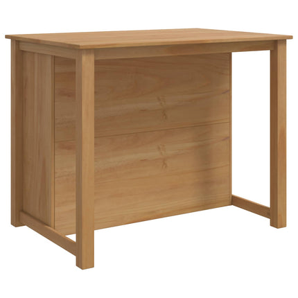 Køkkenvogn med hylde PANAMA 2 pcs Honning Voks 112 x 77 x 90 cm