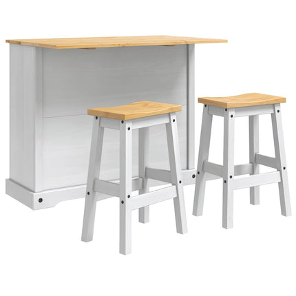 Køkkenopbevaring 2 stk. Hvid og Honning Voks 112 x 77 x 90 cm