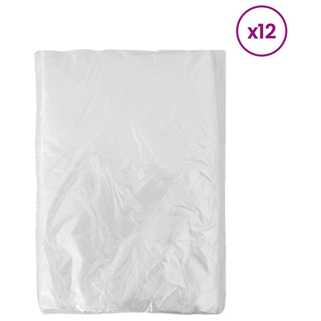 Støvblad 12 pcs Transparent 400 x 500 cm HDPE