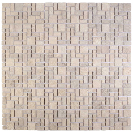 Mosaik Fliser Cremefarvet 30 x 30 cm Marmor