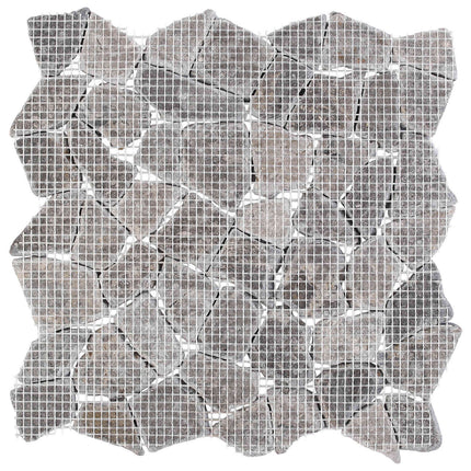 Mosaik Fliser Lysegrå 30 x 30 cm Marmor