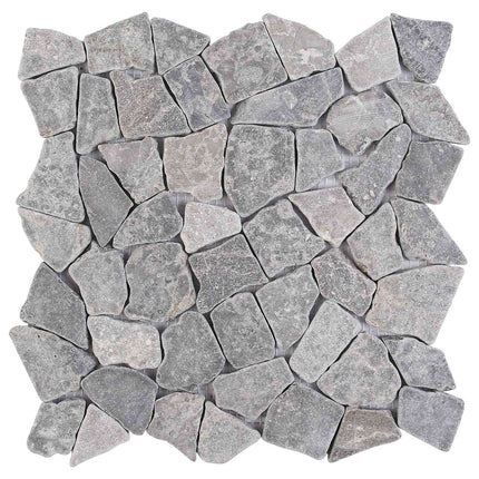 Mosaik Fliser Lysegrå 30 x 30 cm Marmor