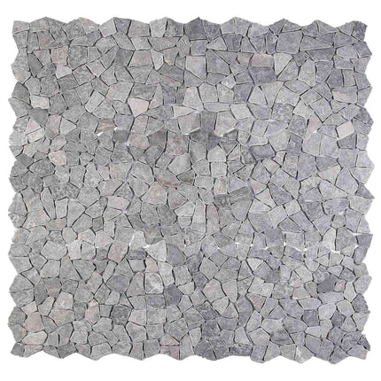 Mosaik Fliser Lysegrå 30 x 30 cm Marmor
