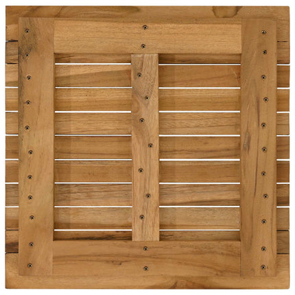 Bordplade 50 x 50 x 3,5 cm Firkantet Massiv Teaktræ Naturfarvet