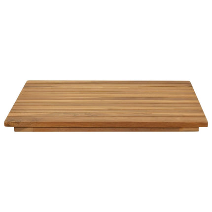 Bordplade 50 x 50 x 3,5 cm Firkantet Massiv Teaktræ Naturfarvet