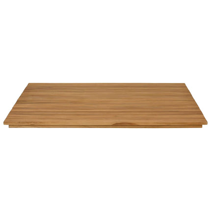 Bordplade 90 x 90 x 3,5 cm Firkantet Massiv Teaktræ Naturfarvet