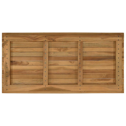 Bordplade 100 x 50 x 3,5 cm Rektangulær Massiv Teaktræ