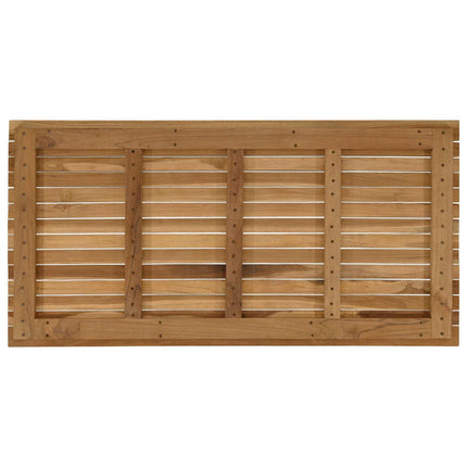Bordplade 110 x 55 x 3,5 cm Rektangulær Massiv Teaktræ