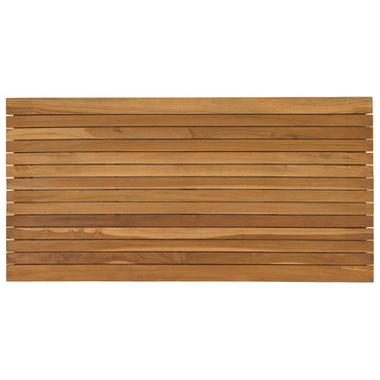 Bordplade 110 x 55 x 3,5 cm Rektangulær Massiv Teaktræ