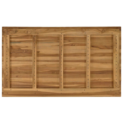 Bordplade 120 x 70 x 3,5 cm Rektangulær Massiv Teaktræ
