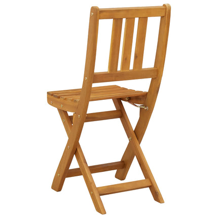 Udendørs Bistro Stole 8 pcs Naturfarvet 40 x 42 x 85 cm