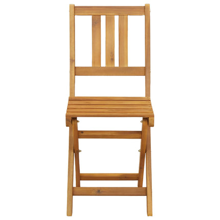 Udendørs Bistro Stole 8 pcs Naturfarvet 40 x 42 x 85 cm