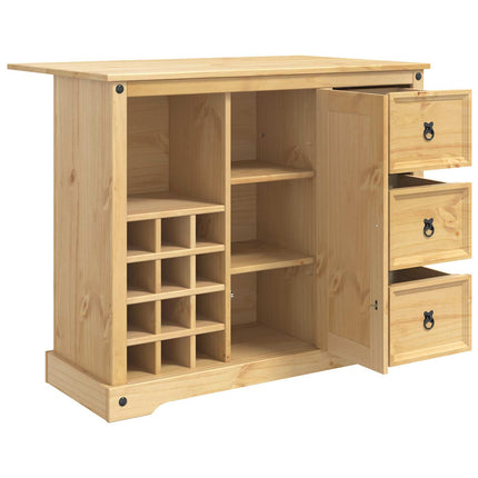 Køkkenopbevaring Honning Voks 112 x 70 x 91,5 cm Massiv fyr