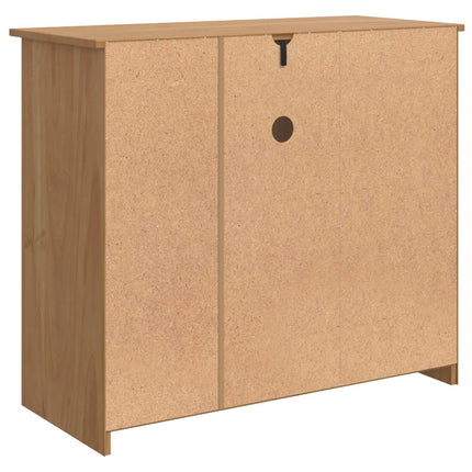 Mikroovn Skænk med dør PANAMA Honning Voks 99,5 x 44 x 86,5 cm