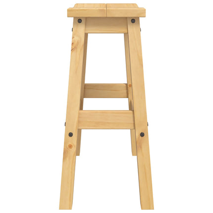 Barbænk 2 pcs Honning Voks 44 x 30 x 63 cm Massiv fyr