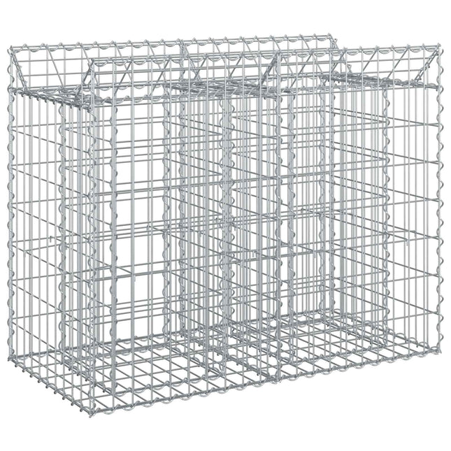Gabion højbed Sølv