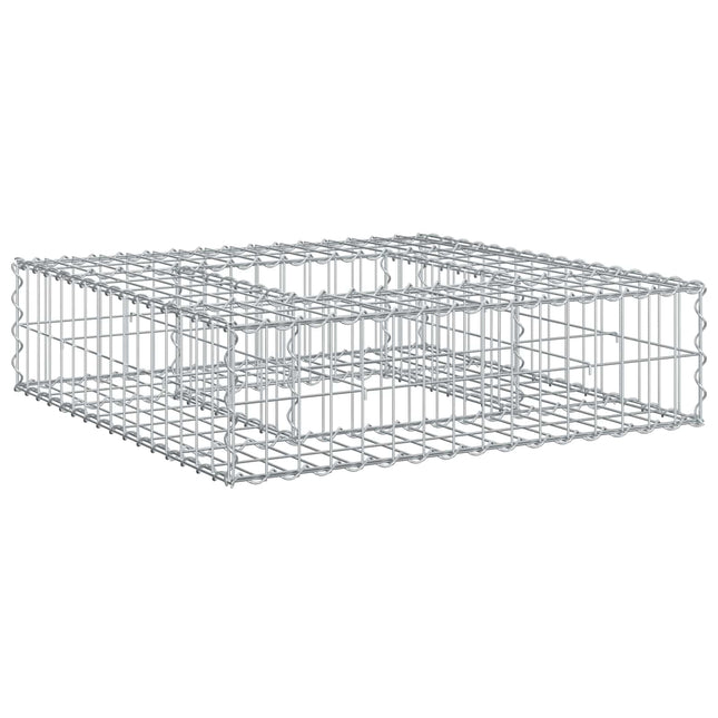 Gabion højbed Sølv