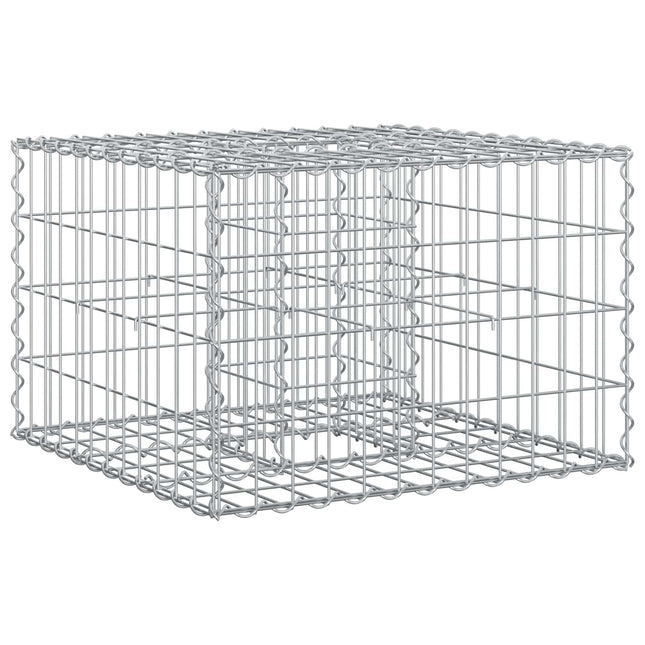 Gabion højbed Sølv