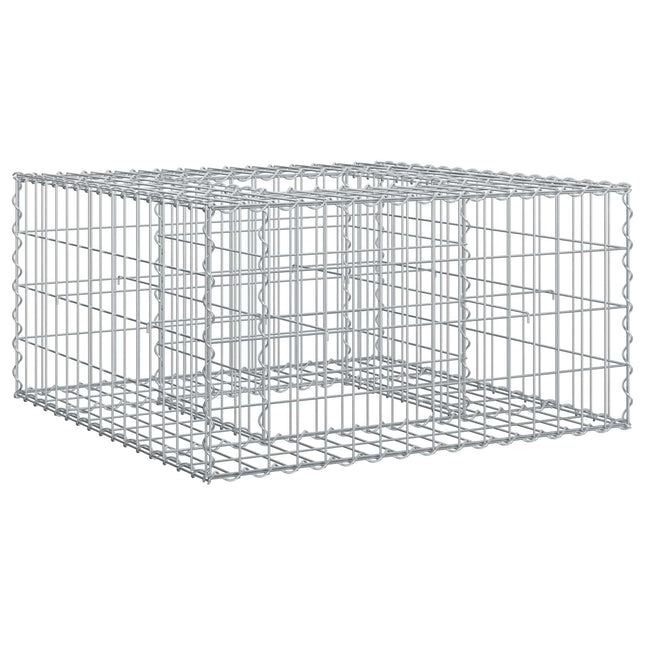 Gabion højbed Sølv