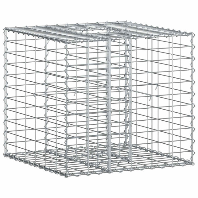 Gabion højbed Sølv